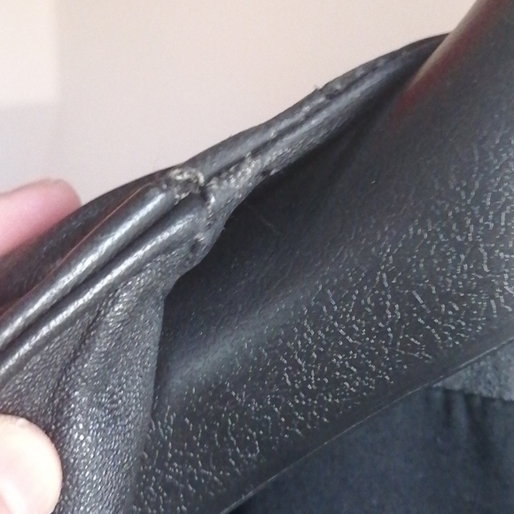 IRO Black Leather Moto Jacket Size 0 - Picture 7 of 7